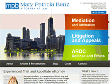 Tablet Screenshot of marypatbenz.com
